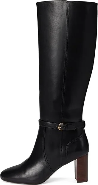 Cole Haan Glendale Tall Boot Women's Boots Black Leather : 6 B - Medium - Image 6