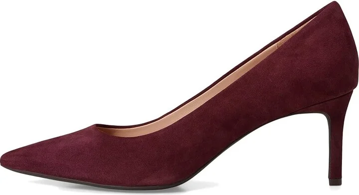 Cole Haan Go-to Janey Pumps High Women's Heels Black Garnet Suede : 5.5 B - Medium, Leather - Image 6