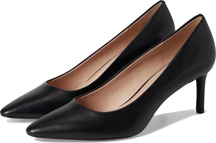 Cole Haan Go-to Janey Pumps High Women's Heels Black Leather : 10 B - Medium