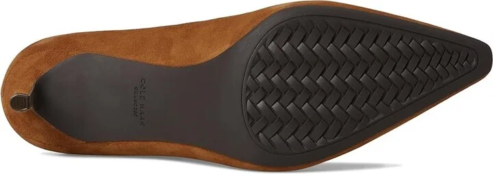 Cole Haan Go-to Janey Pumps High Women's Heels Tobacco Suede : 8.5 B - Medium, Leather - Image 3