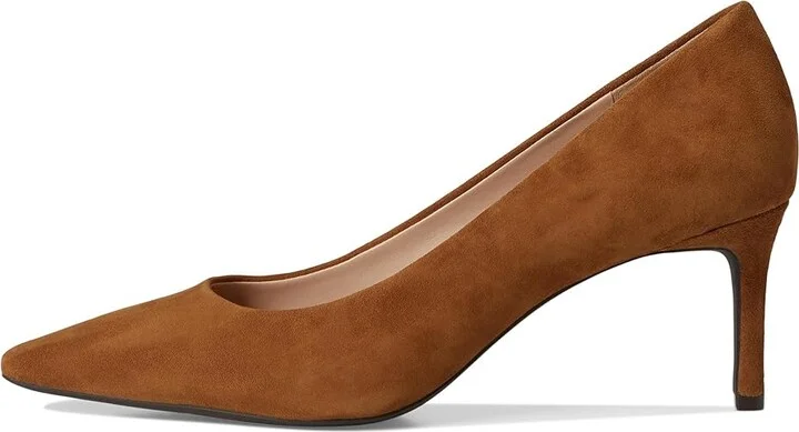 Cole Haan Go-to Janey Pumps High Women's Heels Tobacco Suede : 8.5 B - Medium, Leather - Image 6