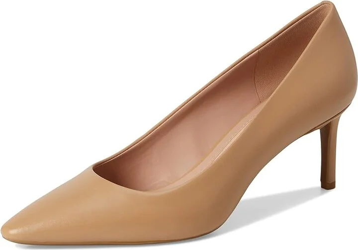 Cole Haan Go-to Janey Pumps High Women's Heels Tuscan Sand Leather : 9.5 B - Medium - Image 5