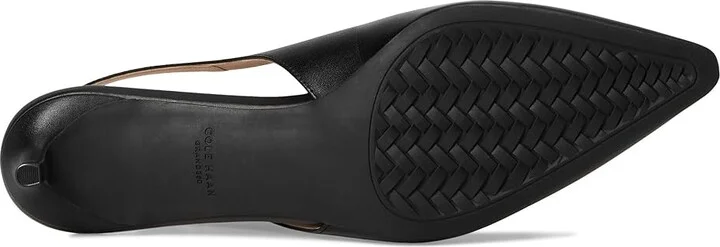 Cole Haan Go-to Jocelyn Slingback Pumps High Women's Heels Black Leather : 10.5 B - Medium - Image 3