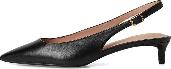 Cole Haan Go-to Jocelyn Slingback Pumps High Women's Heels Black Leather : 10.5 B - Medium - Image 6