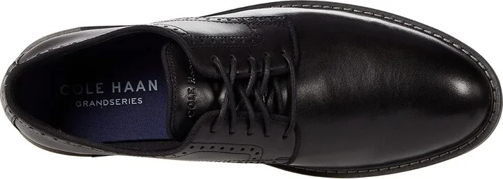 Cole Haan Go-To Plain Toe Oxford Men's Shoes Black/Gray Midsole : 10 D - Medium, Leather - Image 2