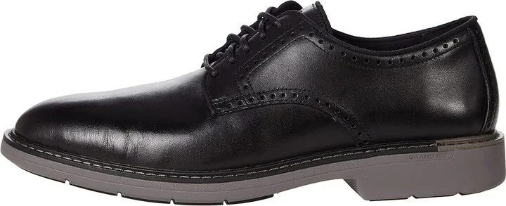 Cole Haan Go-To Plain Toe Oxford Men's Shoes Black/Gray Midsole : 10 D - Medium, Leather - Image 6