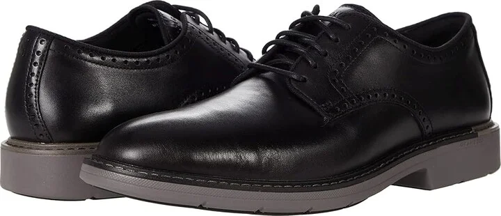 Cole Haan Go-To Plain Toe Oxford Men's Shoes Black/Gray Midsole : 10 D - Medium, Leather