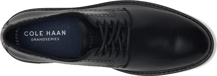 Cole Haan Go-To Plain Toe Oxford Men's Shoes Black Waterproof : 10 D - Medium, Leather - Image 2