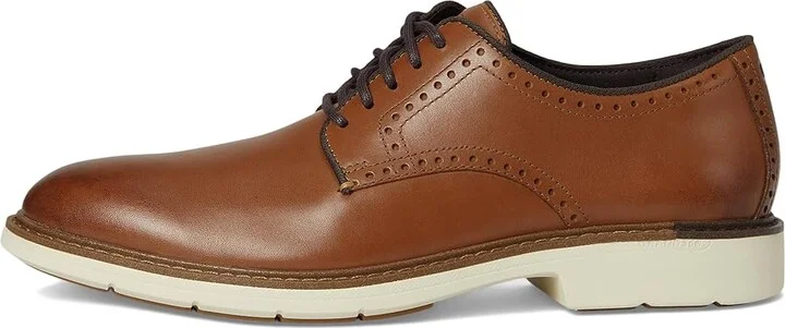Cole Haan Go-To Plain Toe Oxford Men's Shoes British Tan : 8.5 W - Wide, Leather - Image 6