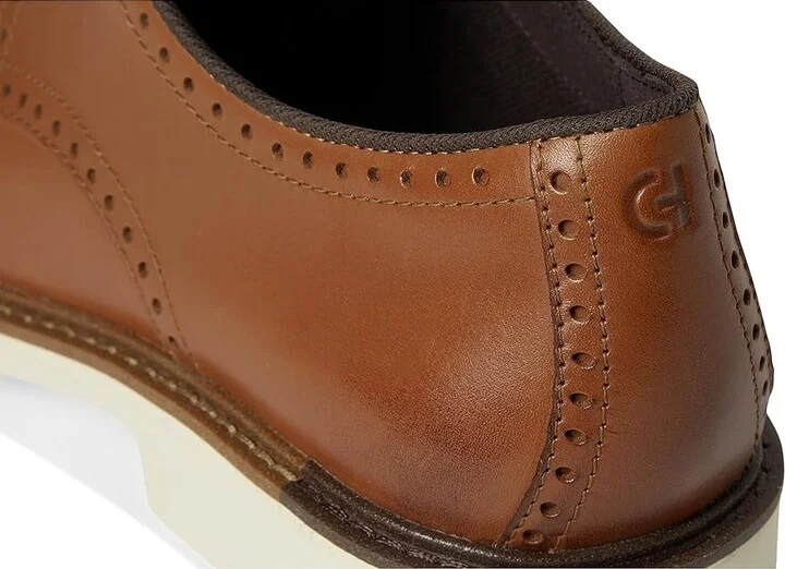 Cole Haan Go-To Plain Toe Oxford Men's Shoes British Tan : 8.5 W - Wide, Leather - Image 7