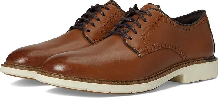 Cole Haan Go-To Plain Toe Oxford Men's Shoes British Tan : 8.5 W - Wide, Leather