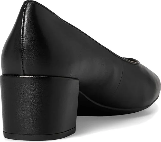 Cole Haan Go-to Shayla Block Heel Pump High Women's Heels Black Leather : 5.5 B - Medium - Image 4