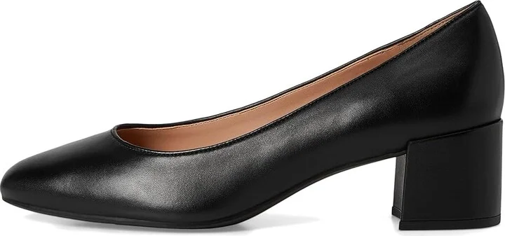 Cole Haan Go-to Shayla Block Heel Pump High Women's Heels Black Leather : 5.5 B - Medium - Image 6