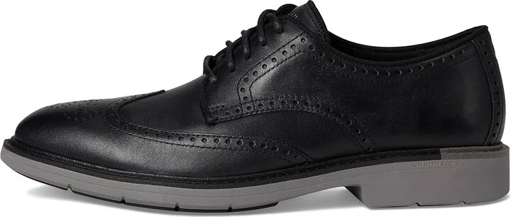 Cole Haan Go To Wing Men's Lace Up Wing Tip Shoes Black/Gray Midsole : 10 D - Medium, Leather - Image 6