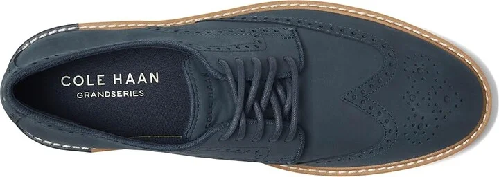 Cole Haan Go-To Wing Oxfords Men's Lace-up Boots Big Dipper Nubuck/Ivory : 11 D - Medium, Leather - Image 2
