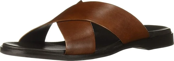 Cole Haan Goldwyn 2.0 Crisscross Sandal Men's Shoes British Tan Smooth : 12 D - Medium, Leather - Image 2