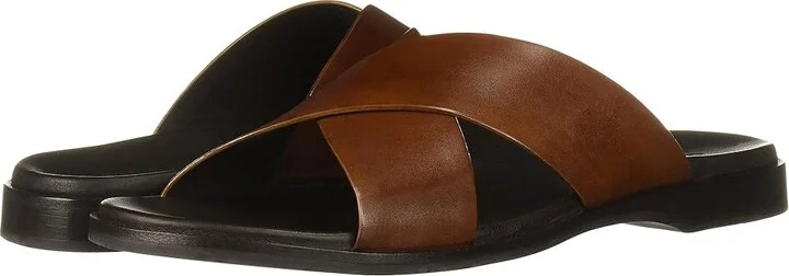 Cole Haan Goldwyn 2.0 Crisscross Sandal Men's Shoes British Tan Smooth : 12 D - Medium, Leather