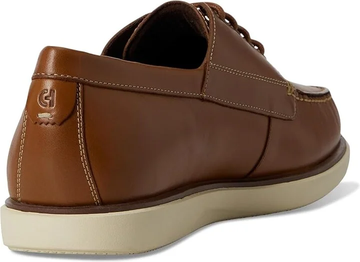 Cole Haan Grand 4-Eye Loafers Men's Slip on Shoes British Tan/Angora : 11 D - Medium, Leather - Image 4
