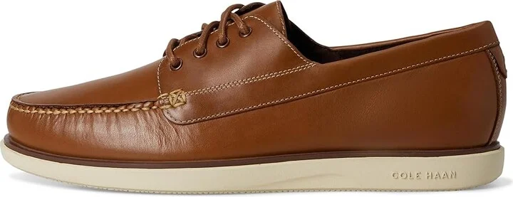 Cole Haan Grand 4-Eye Loafers Men's Slip on Shoes British Tan/Angora : 11 D - Medium, Leather - Image 6