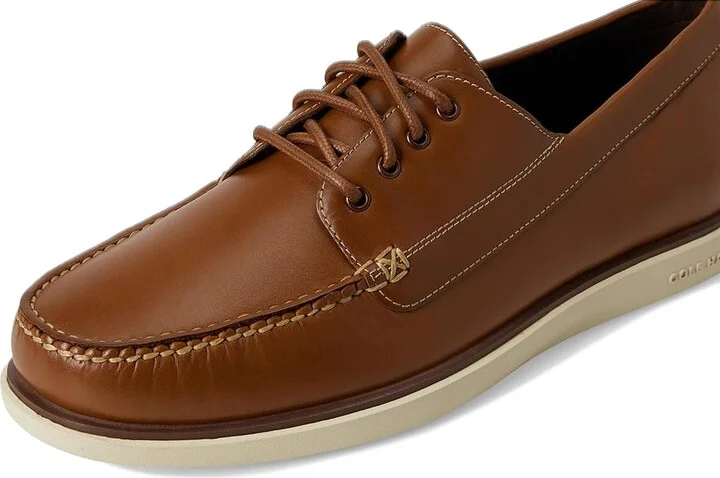 Cole Haan Grand 4-Eye Loafers Men's Slip on Shoes British Tan/Angora : 11 D - Medium, Leather - Image 7