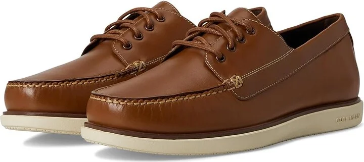 Cole Haan Grand 4-Eye Loafers Men's Slip on Shoes British Tan/Angora : 11 D - Medium, Leather