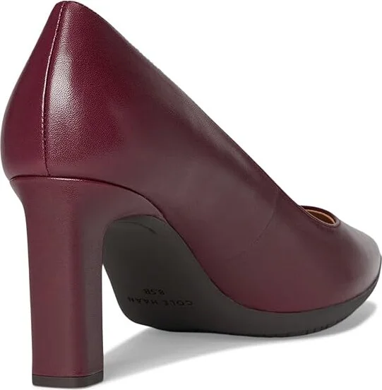 Cole Haan Grand Ambition 2.0 Angelica Pumps High Women's Heels Black Garnet Leather : 6 B - Medium - Image 4
