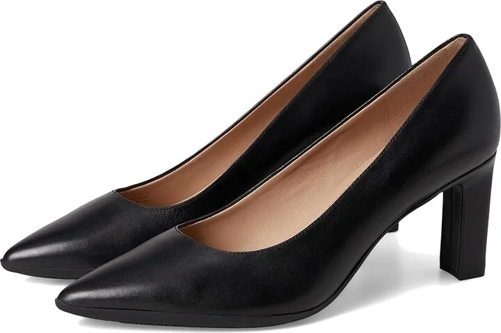 Cole Haan Grand Ambition 2.0 Angelica Pumps High Women's Heels Black Leather : 10 B - Medium