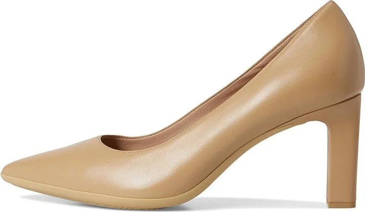 Cole Haan Grand Ambition 2.0 Angelica Pumps High Women's Heels Tuscan Sand Leather : 8.5 C - Wide - Image 6