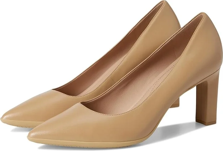 Cole Haan Grand Ambition 2.0 Angelica Pumps High Women's Heels Tuscan Sand Leather : 8.5 C - Wide