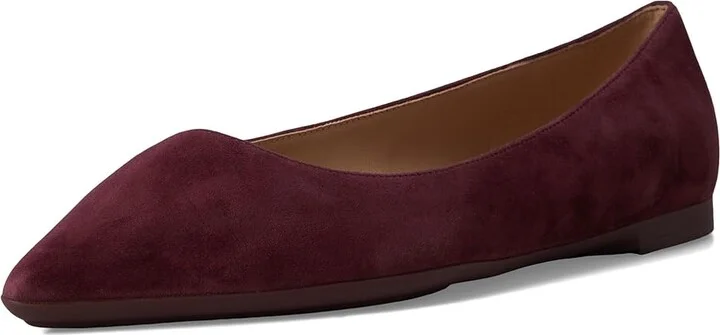 Cole Haan Grand Ambition 2.0 Angelina Ballet Flats Women's Flat Shoes Black Garnet Suede : 5.5 B - Medium, Leather - Image 5