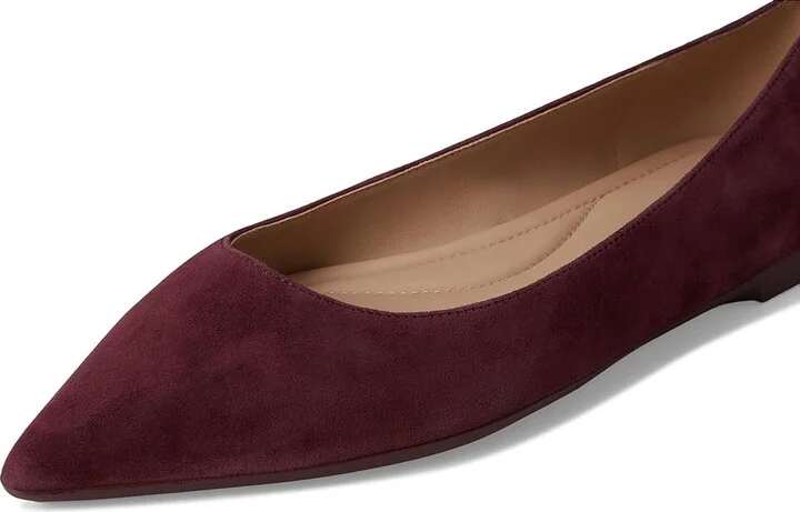 Cole Haan Grand Ambition 2.0 Angelina Ballet Flats Women's Flat Shoes Black Garnet Suede : 5.5 B - Medium, Leather - Image 7