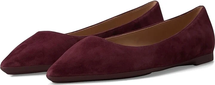 Cole Haan Grand Ambition 2.0 Angelina Ballet Flats Women's Flat Shoes Black Garnet Suede : 5.5 B - Medium, Leather