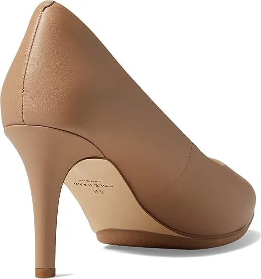 Cole Haan Grand Ambition Pump (75 mm) Women's Shoes Amphora Leather : 10.5 B - Medium - Image 4