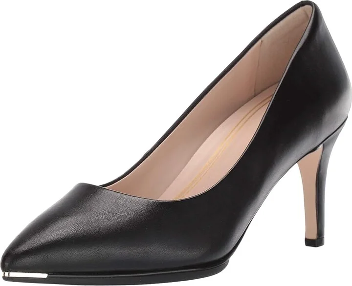 Cole Haan Grand Ambition Pump (75 mm) Women's Shoes Black Leather : 11 B - Medium - Image 2