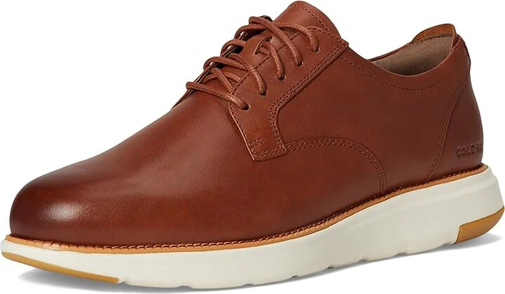 Cole Haan Grand Atlantic Oxford Men's Shoes British Tan/Ivory : 8 W - Wide, Leather - Image 5