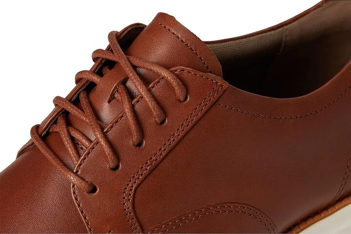 Cole Haan Grand Atlantic Oxford Men's Shoes British Tan/Ivory : 8 W - Wide, Leather - Image 7