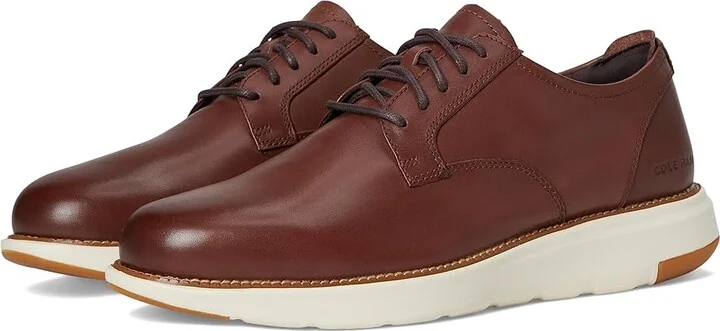 Cole Haan Grand Atlantic Oxford Men's Shoes Chestnut/Ivory : 9 W - Wide, Synthetic