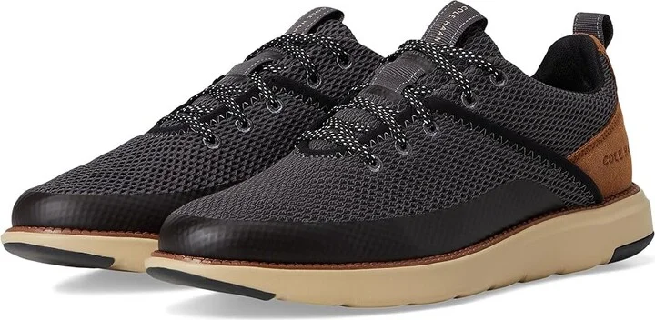 Cole Haan Grand Atlantic Sneaker Men's Shoes Black/Magenet/British Tan : 7 D - Medium, Leather/Textile
