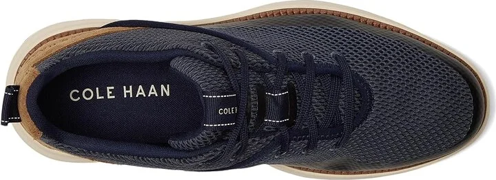 Cole Haan Grand Atlantic Sneaker Men's Shoes Marine Blue/British Tan : 10 D - Medium, Leather/Textile - Image 2