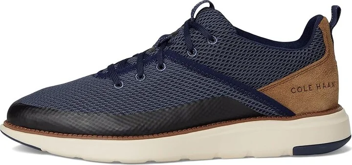 Cole Haan Grand Atlantic Sneaker Men's Shoes Marine Blue/British Tan : 10 D - Medium, Leather/Textile - Image 6