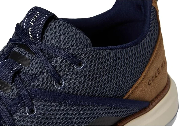 Cole Haan Grand Atlantic Sneaker Men's Shoes Marine Blue/British Tan : 10 D - Medium, Leather/Textile - Image 7