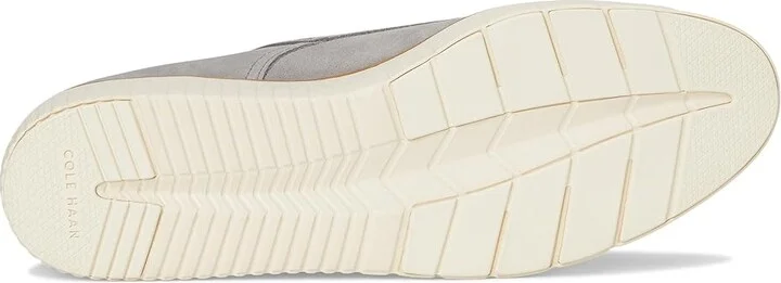 Cole Haan Grand City Platform Monk Strap Women's Shoes Frost Gray Suede/Ivory : 6.5 B - Medium, Leather - Image 3