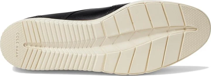 Cole Haan Grand City Platform Oxford Women's Flat Shoes Black/Ivory : 9 B - Medium, Leather - Image 3