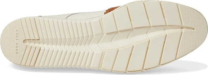 Cole Haan Grand City Platform Oxford Women's Flat Shoes Dark Caramel/Ivory : 7 B - Medium, Leather - Image 3