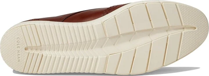Cole Haan Grand City Platform Oxford Women's Flat Shoes Dark Cuoio/Ivory : 8.5 B - Medium, Leather - Image 3