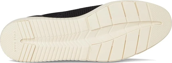 Cole Haan Grand City Platform Stitchlite Oxfords Women's Flat Shoes Black Knit/Ivory : 10 C - Wide, Latex/Leather/Rubber - Image 3