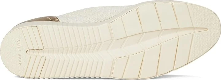 Cole Haan Grand City Platform Stitchlite Oxfords Women's Flat Shoes Ivory Knit/Soft Gold Metallic/Ivory : 11 B - Medium - Image 3