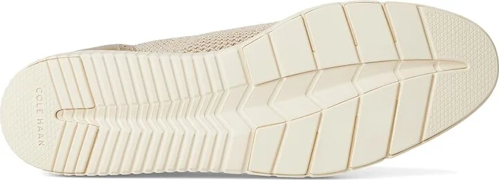 Cole Haan Grand City Platform Stitchlite Oxfords Women's Flat Shoes Rye/Gold Metallic Knit/Ivory : 9 B - Medium, Latex/Leather/Rubber - Image 3