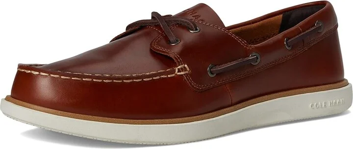 Cole Haan Grand Crosscourt Boat Shoe Men's Lace-up Boots British Tan/Dark Chocolate/Ivory : 10.5 D - Medium, Leather - Image 5