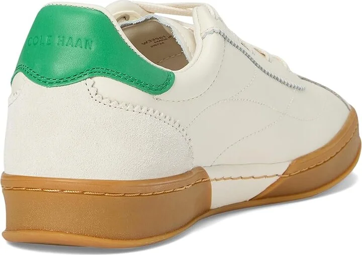 Cole Haan Grand Crosscourt Brynn Sneakers Women's Shoes Ivory/Silver Birch : 11 B - Medium, Leather - Image 4